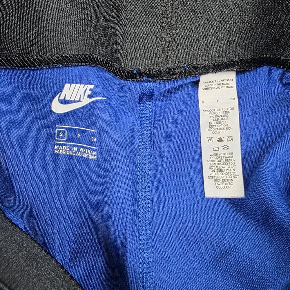 Nike Leggings Womens Small Blue Skinny High Rise Just‎ Do It Stretch Solid